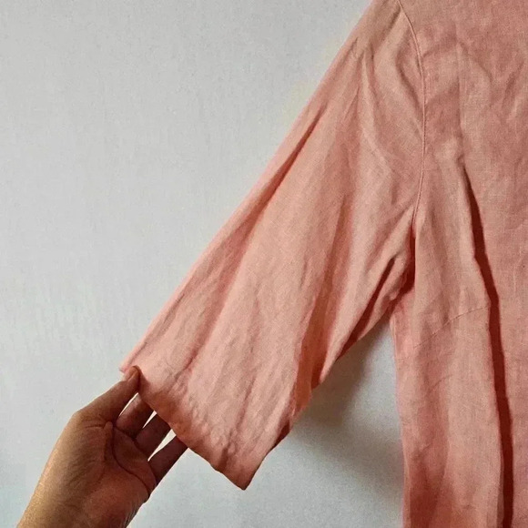 ♥Edward Irish 100%Linen button down shirt - Picture 6 of 10